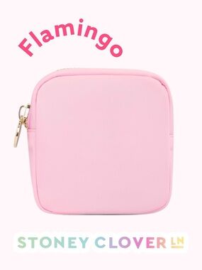 NWT STONEY CLOVER LANE - Classic Mini Pouch 🦩 Flamingo
